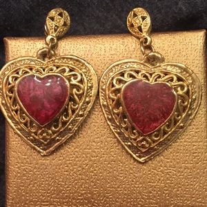 Beautiful heart earrings
